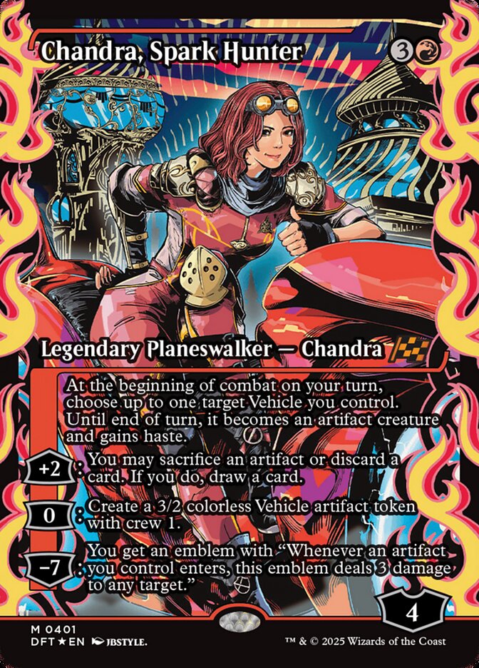 Chandra, Spark Hunter - Foil - Showcase