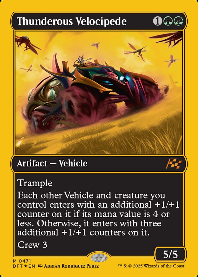 Thunderous Velocipede - First-Place Foil