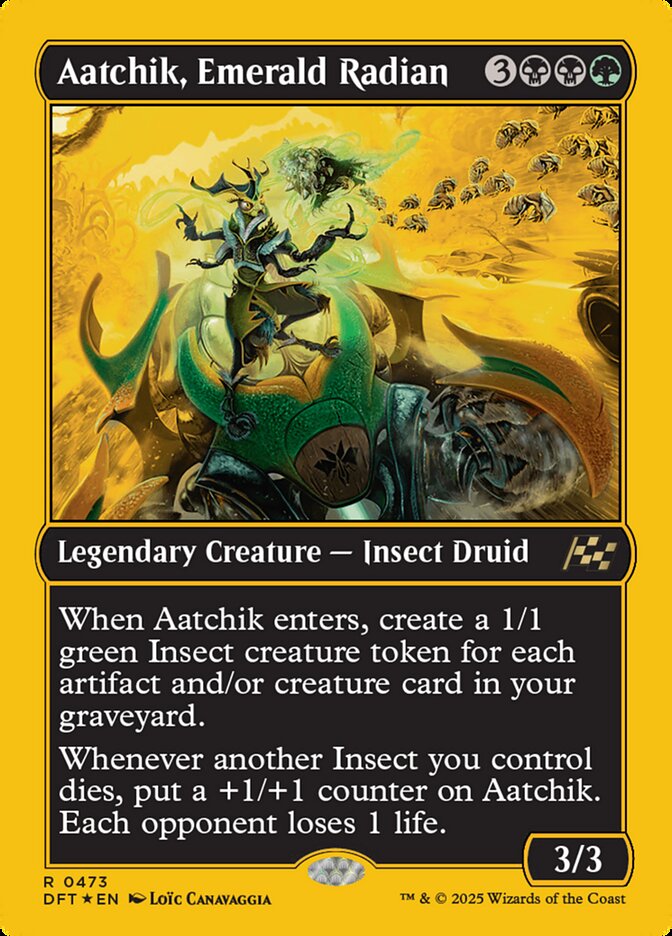 Aatchik, Emerald Radian - First-Place Foil