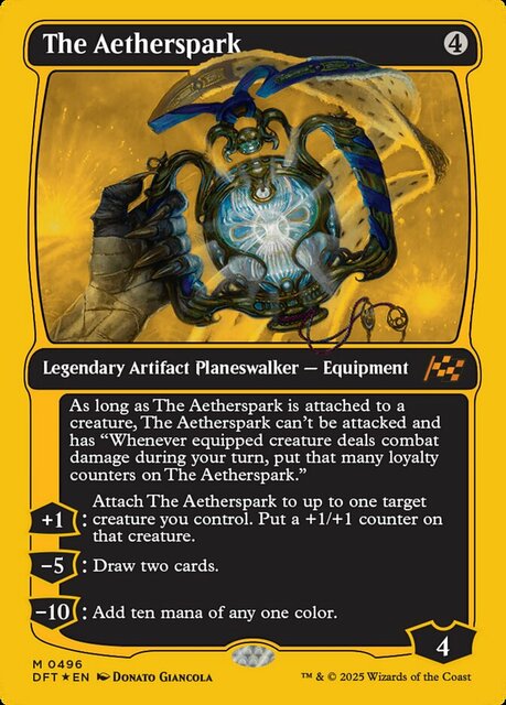 The Aetherspark - First-Place Foil