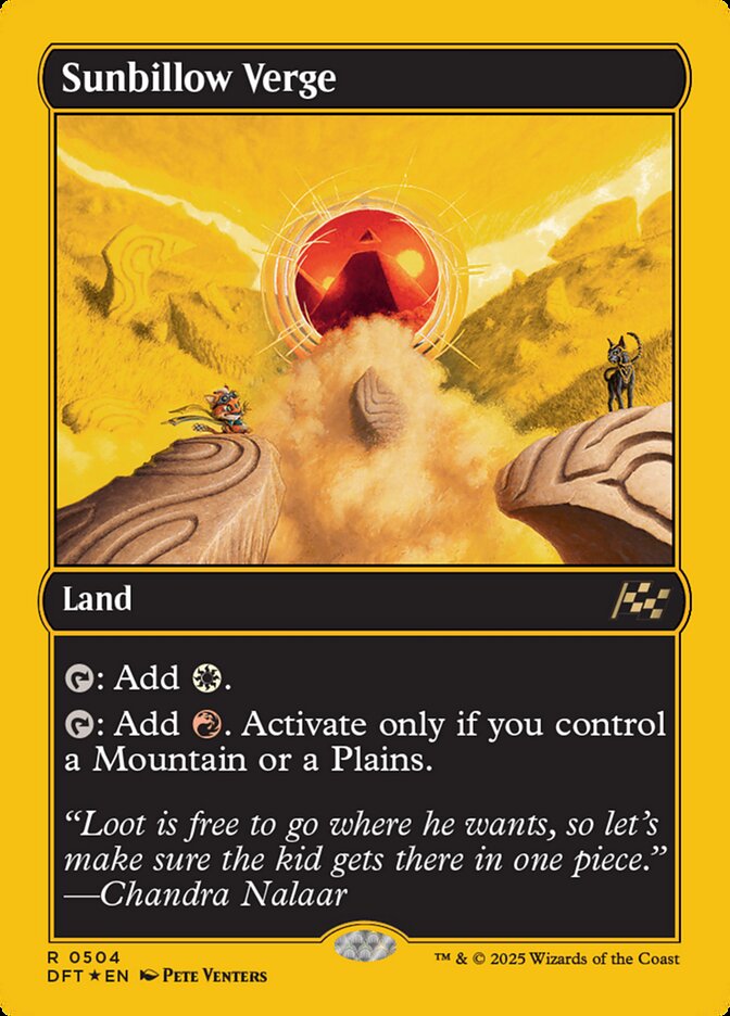 Sunbillow Verge - First-Place Foil