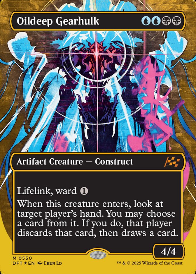 Oildeep Gearhulk (Borderless) (First-Place Foil)