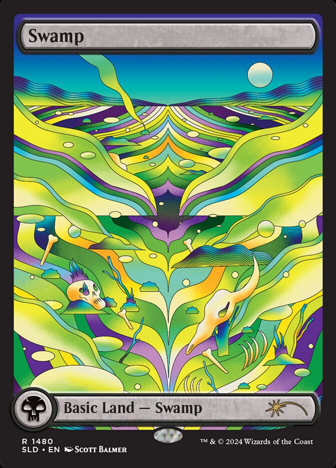 Swamp (1480) - Rainbow Foil