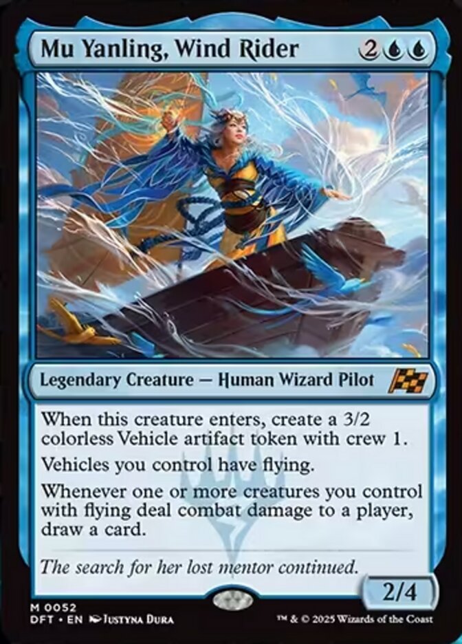 Mu Yanling, Wind Rider - Magic Singles » Aetherdrift - Collector's ...