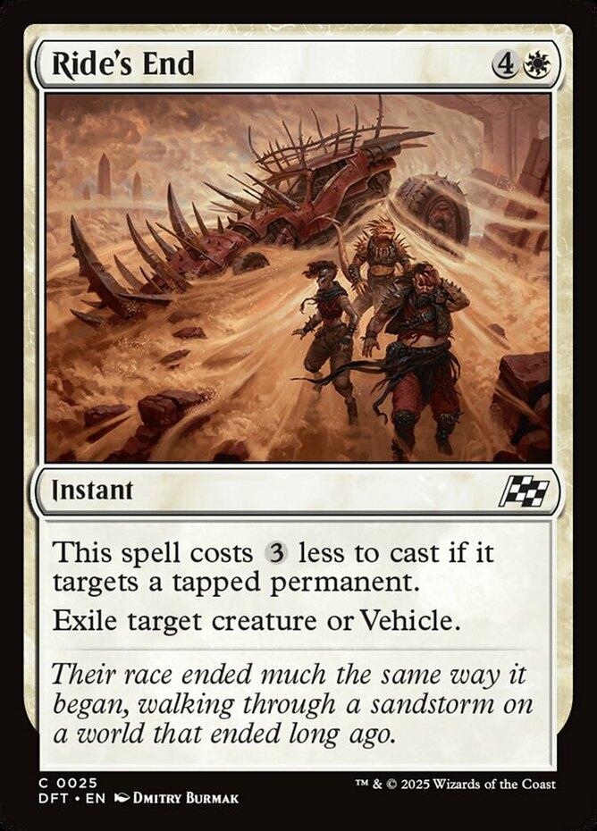 mtg aetherdrift card prices Tune Up #33 - dodging dangerous obstacles and rival racers along the way 1x Ride's End MTG Aetherdrift