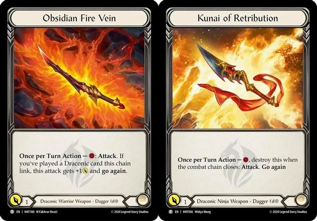 Obsidian Fire Vein // Kunai of Retribution
