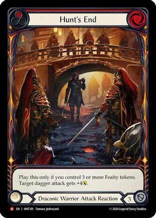 Hunts End (Extended Art) - Rainbow Foil