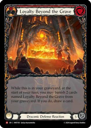 Loyalty Beyond the Grave (Extended Art) - Rainbow Foil