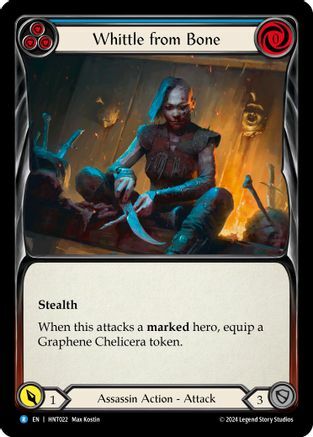 Whittle from Bone (Blue) - Rainbow Foil