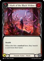 Mark of the Black Widow (Red) - Rainbow Foil