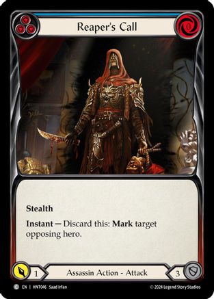 Reapers Call (Blue) - Rainbow Foil