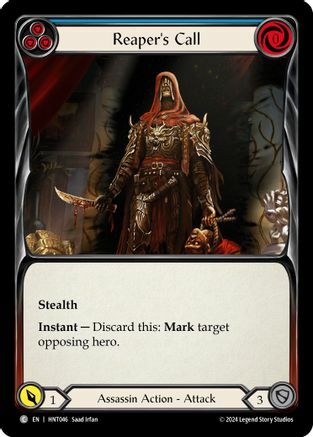 Reapers Call (Blue) - Rainbow Foil