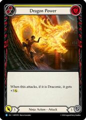 Dragon Power (Yellow) - Rainbow Foil