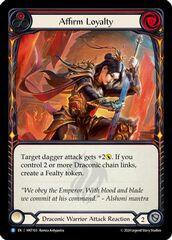 Affirm Loyalty (Red) - Rainbow Foil