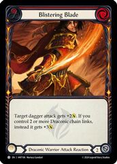 Blistering Blade (Red) - Rainbow Foil