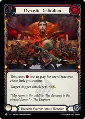 Dynastic Dedication (Red) - Rainbow Foil