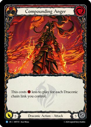 Compounding Anger (Red) - Rainbow Foil