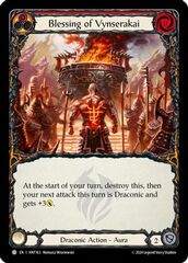 Blessing of Vynserakai (Red) - Rainbow Foil