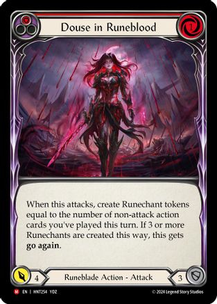 Douse in Runeblood - Rainbow Foil