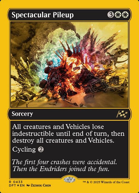 Spectacular Pileup - First-Place Foil