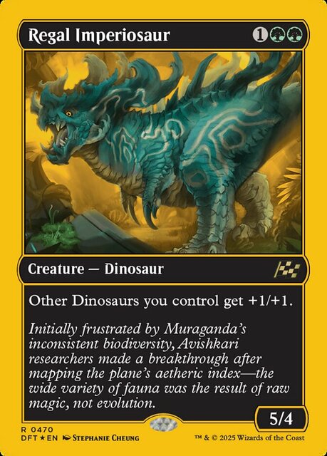 Regal Imperiosaur - First-Place Foil