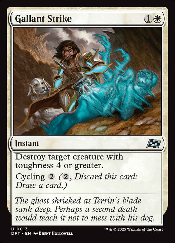 Gallant Strike - Foil