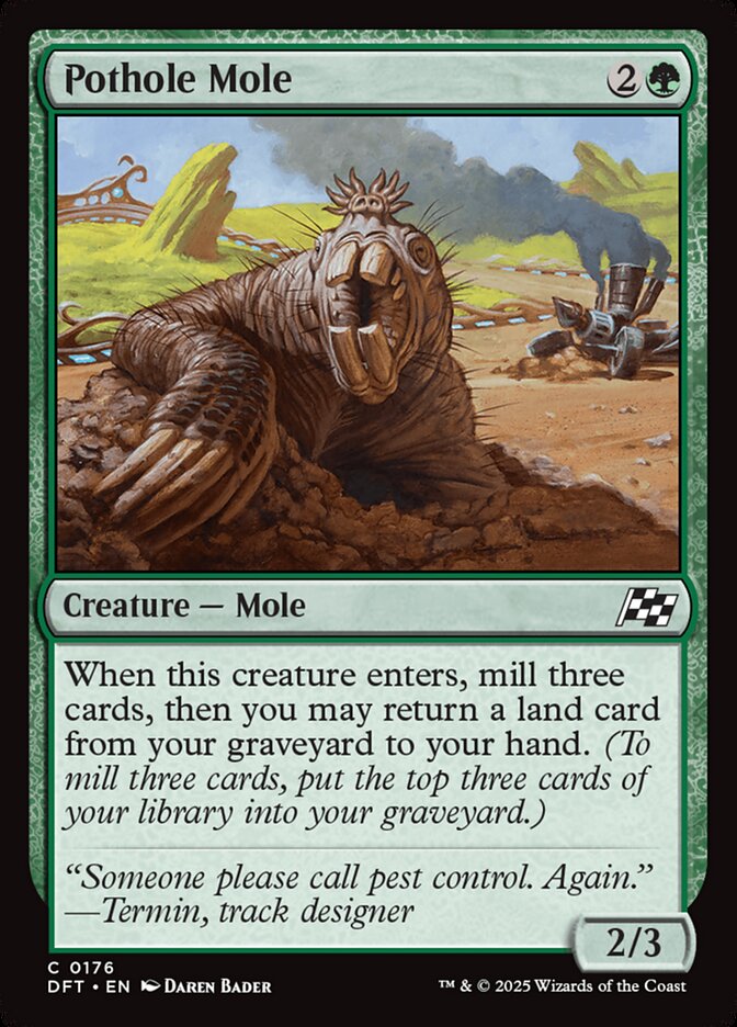 Pothole Mole - Foil