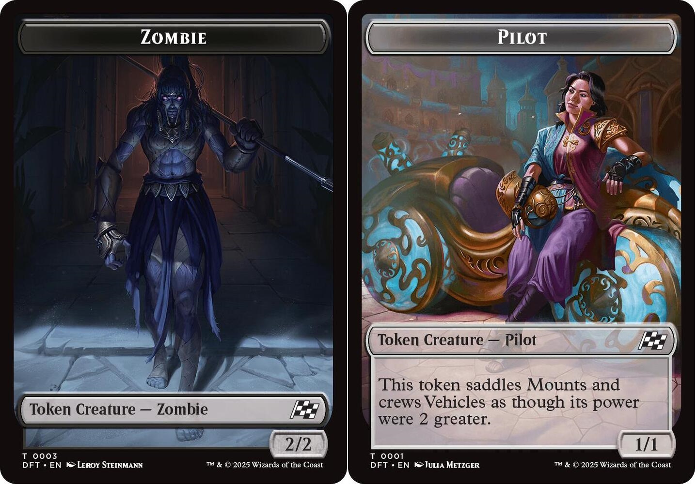 Zombie (0003) // Pilot Double-Sided Token - Foil