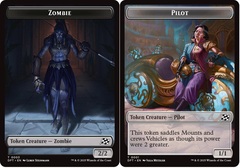 Zombie (0003) // Pilot Double-Sided Token - Foil