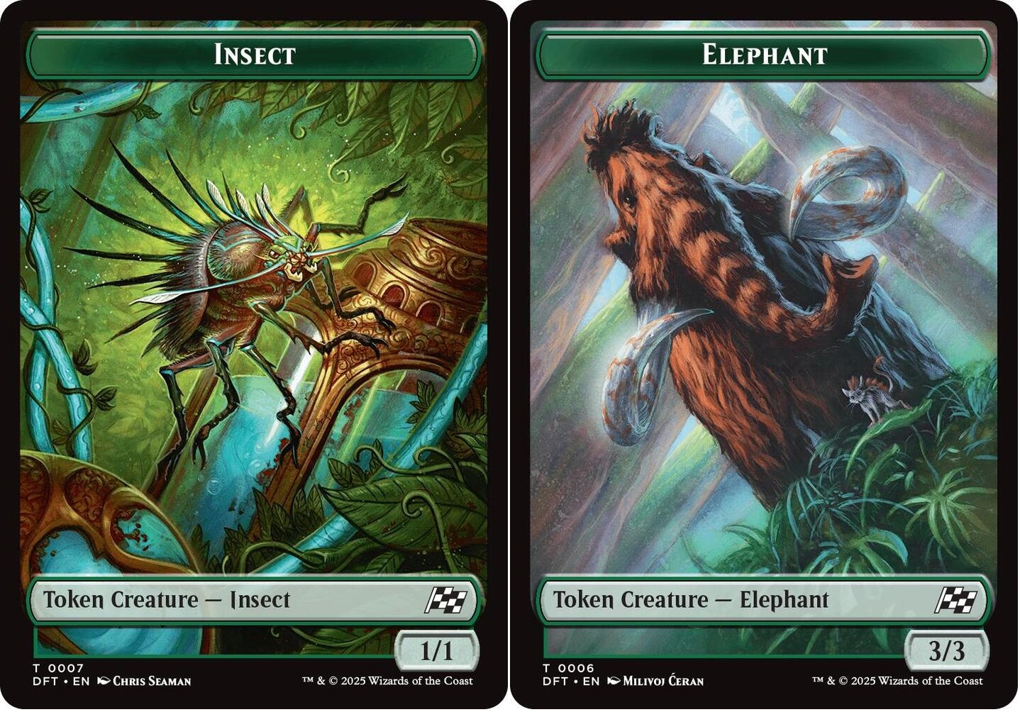 Insect // Elephant Double-Sided Token