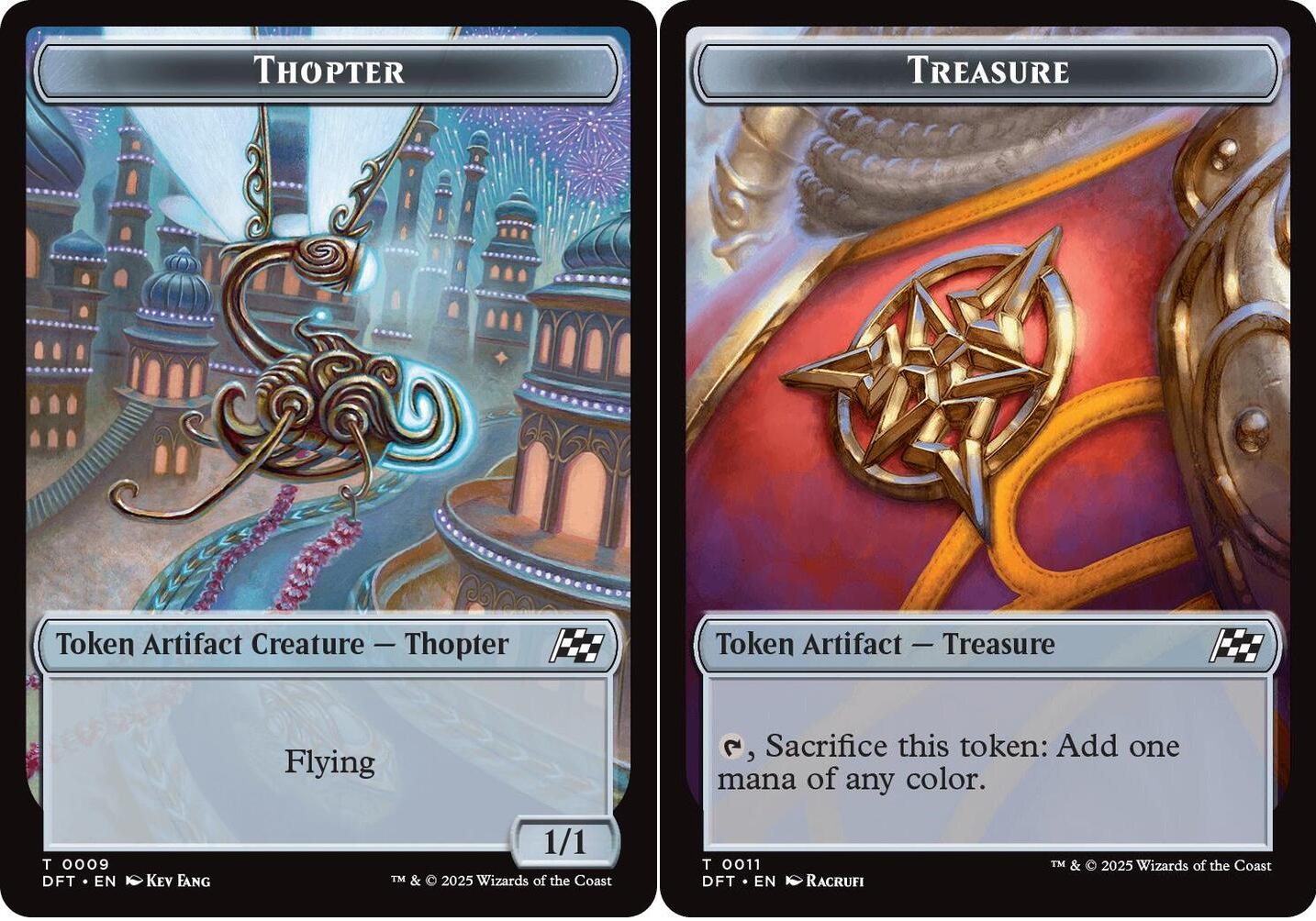 Thopter (0009) // Treasure Double-Sided Token