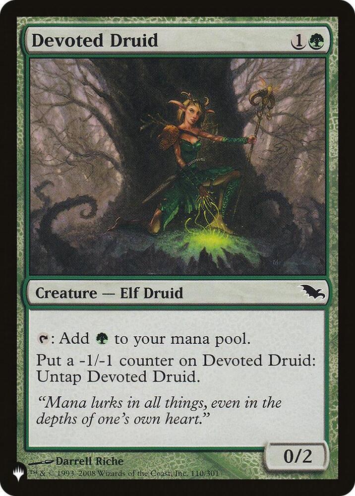 Devoted Druid (SHM) - The List