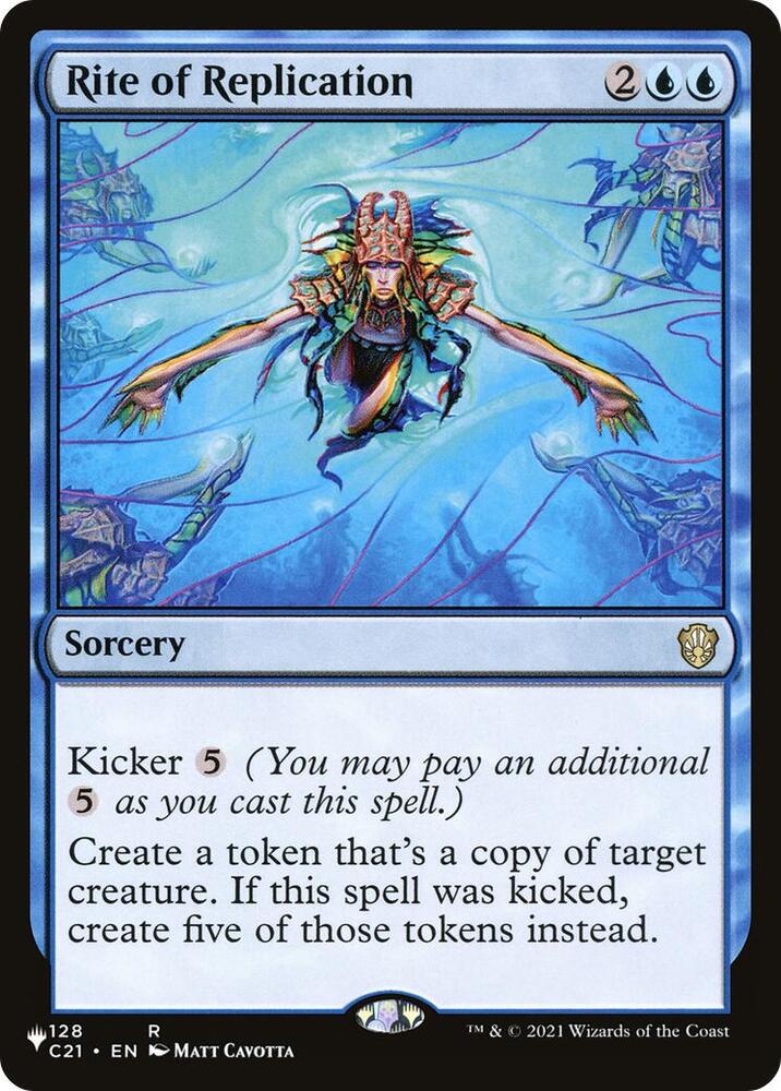 Rite of Replication (C21)  - The List