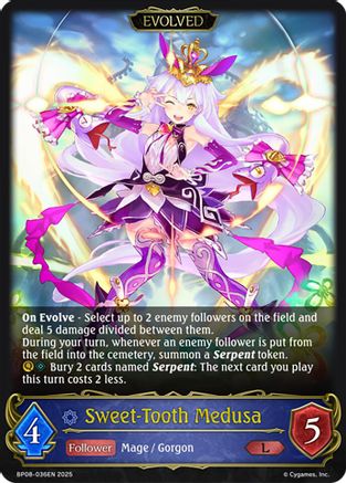 Sweet-Tooth Medusa (Evolved) - BP08-036EN - L