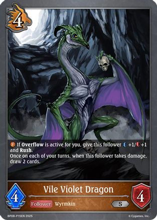 Vile Violet Dragon - BP08-P15EN - P - Foil