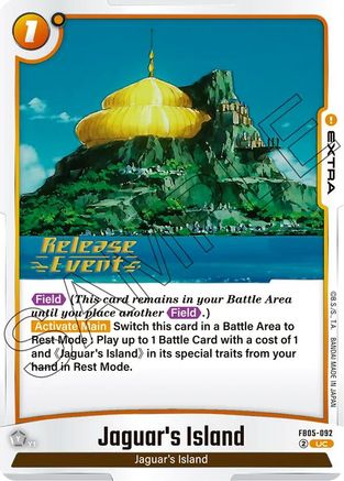 Jaguars Island - FB05-092 - UC - Release Event