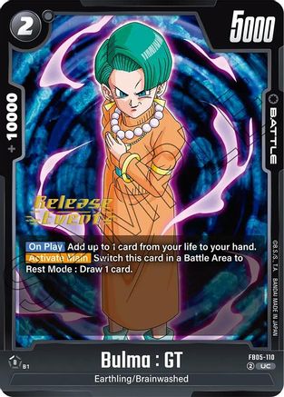 Bulma : GT - FB05-110 - UC - Release Event