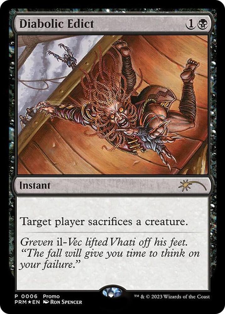 Diabolic Edict - Foil (Graphic Novel Insert) Media Promo