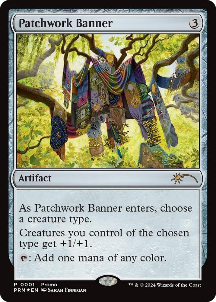 Patchwork Banner - Foil - Media Promos