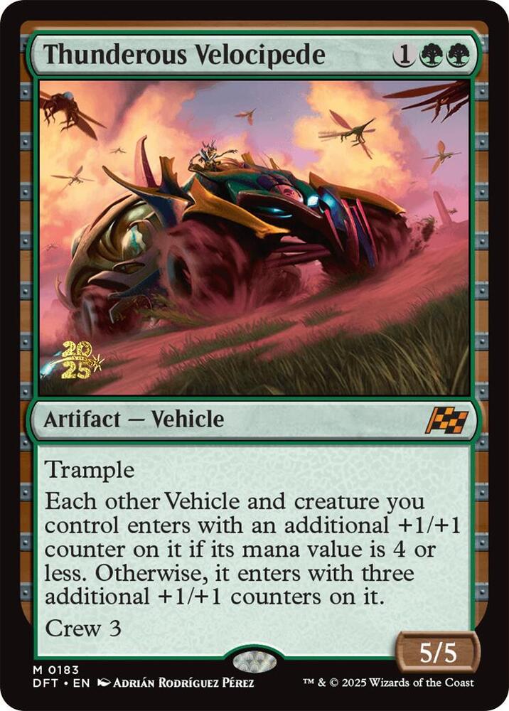 Thunderous Velocipede - Foil - Prerelease Promo