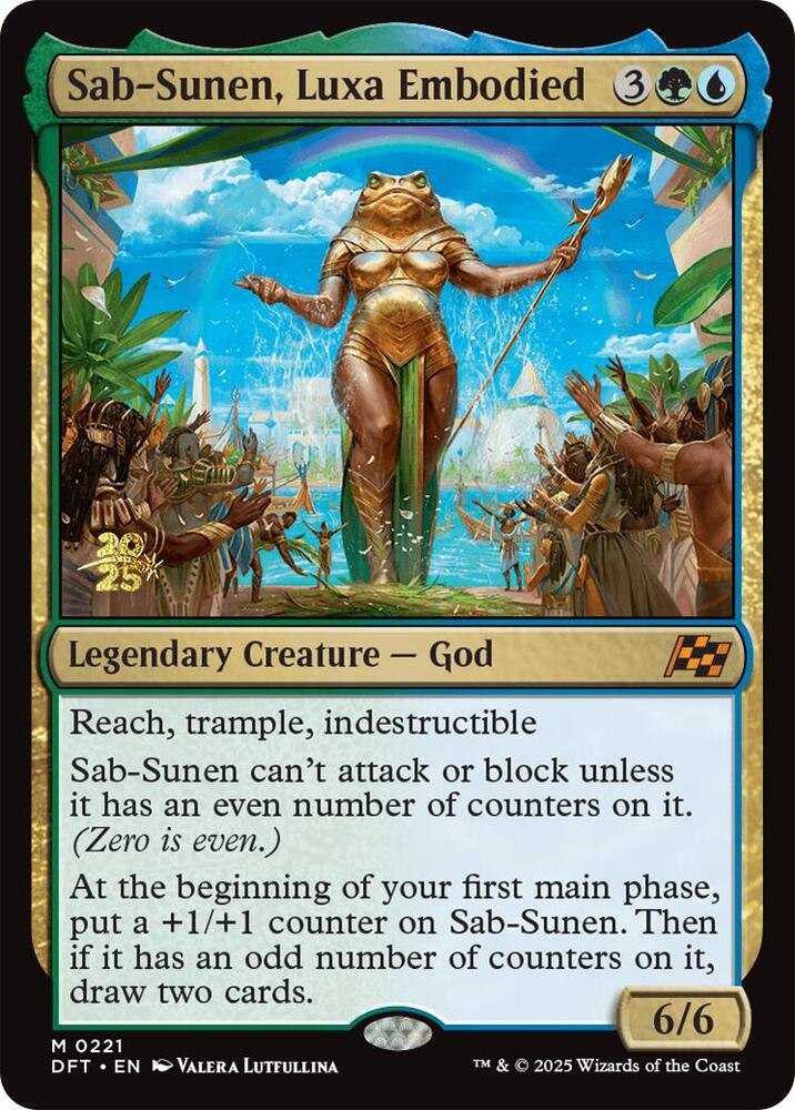 Sab-Sunen, Luxa Embodied - Foil - Prerelease Promo