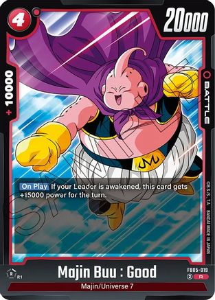 Majin Buu : Good - FB05-019 - R - Holofoil