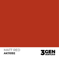 Matt Red 17ml