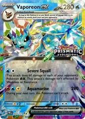 Vaporeon ex - 023/131 - Prismatic Evolutions Stamp Promo