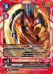 WarGrowlmon ACE - BT19-011 - SR - Foil