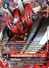 WarGrowlmon ACE (Alternate Art) - BT19-011 - SR - Foil