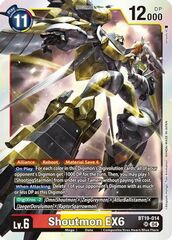 Shoutmon EX6 - BT19-014 - SR - Foil