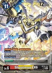 Shoutmon EX6 (Alternate Art) - BT19-014 - SR - Foil