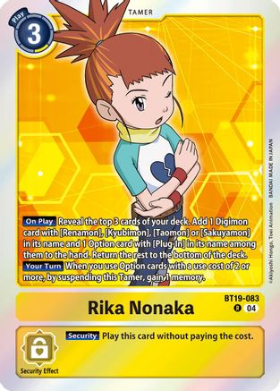 Rika Nonaka - BT19-083 - R - Foil