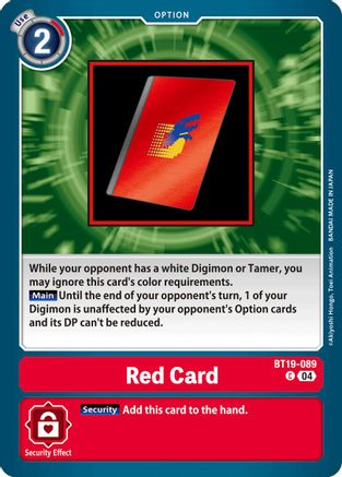 Red Card - BT19-089 - C